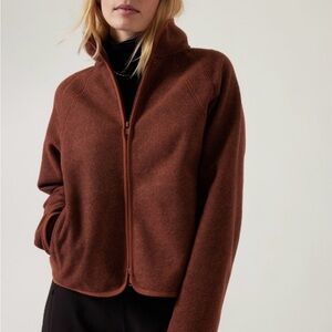 Athleta Stroll Fit Fleece Jacket XL new with tags